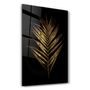 Other wall decoration - Golden Leaves | Glass Wall Art - ARTDESIGNA