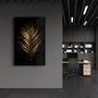 Other wall decoration - Golden Leaves | Glass Wall Art - ARTDESIGNA