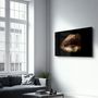 Other wall decoration - Golden Lips | Glass Wall Art - ARTDESIGNA