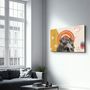 Other wall decoration - Abstract Shapes and Statue | Glass Wall Art - ARTDESIGNA