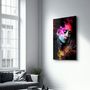 Other wall decoration - Abstract Colorful Face 3 | Glass Wall Art - ARTDESIGNA