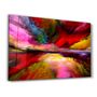 Other wall decoration - Abstract Colorful Clouds 2 | Glass Wall Art - ARTDESIGNA