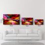 Other wall decoration - Abstract Colorful Clouds 2 | Glass Wall Art - ARTDESIGNA