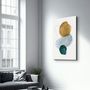 Autres décorations murales - Abstract Shapes V2 2 | Glass Wall Art - ARTDESIGNA