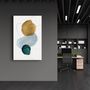 Autres décorations murales - Abstract Shapes V2 2 | Glass Wall Art - ARTDESIGNA