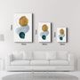 Autres décorations murales - Abstract Shapes V2 2 | Glass Wall Art - ARTDESIGNA