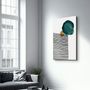 Other wall decoration - Abstract Shapes V3 3 | Glass Wall Art - ARTDESIGNA