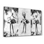 Other wall decoration - Black and White Ballerina | Glass Wall Art - ARTDESIGNA