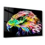 Autres décorations murales - Colorful Eagle | Glass Wall Art - ARTDESIGNA