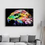 Autres décorations murales - Colorful Eagle | Glass Wall Art - ARTDESIGNA