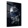 Autres décorations murales - Abstract Blue Poseidon | Glass Wall Art - ARTDESIGNA