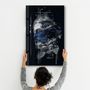 Autres décorations murales - Abstract Blue Poseidon | Glass Wall Art - ARTDESIGNA