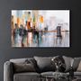 Other wall decoration - Abstract City View | Glass Wall Art - ARTDESIGNA