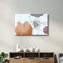 Other wall decoration - Abstract Shapes and Flower | Glass Wall Art - ARTDESIGNA