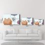 Other wall decoration - Abstract Shapes and Flower | Glass Wall Art - ARTDESIGNA