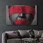 Other wall decoration - Covered in Red | Glass Wall Art - ARTDESIGNA