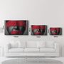 Other wall decoration - Covered in Red | Glass Wall Art - ARTDESIGNA