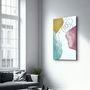 Other wall decoration - Abstract Shapes V4 4 | Glass Wall Art - ARTDESIGNA