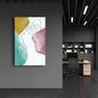 Other wall decoration - Abstract Shapes V4 4 | Glass Wall Art - ARTDESIGNA