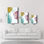Other wall decoration - Abstract Shapes V4 4 | Glass Wall Art - ARTDESIGNA