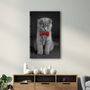 Autres décorations murales - Cat with Bow Tie | Glass Wall Art - ARTDESIGNA