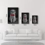 Autres décorations murales - Cat with Bow Tie | Glass Wall Art - ARTDESIGNA