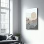 Other wall decoration - Abstract Flower and Sun | Glass Wall Art - ARTDESIGNA