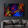 Other wall decoration - Abstract Colorful Shapes | Glass Wall Art - ARTDESIGNA