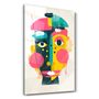 Other wall decoration - Abstract Colorful Face V1 | Glass Wall Art - ARTDESIGNA