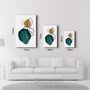 Autres décorations murales - Abstract Shapes V1 1 | Glass Wall Art - ARTDESIGNA