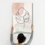 Autres décorations murales - Abstract Shapes and Leaves V2 | Glass Wall Art - ARTDESIGNA