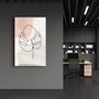 Autres décorations murales - Abstract Shapes and Leaves V2 | Glass Wall Art - ARTDESIGNA