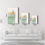 Other wall decoration - Abstract Shapes and Leaves V3 | Glass Wall Art - ARTDESIGNA