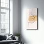 Autres décorations murales - Abstract Shapes and Face V3 | Glass Wall Art - ARTDESIGNA