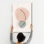 Autres décorations murales - Abstract Shapes and Line V1 | Glass Wall Art - ARTDESIGNA