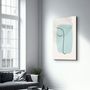 Other wall decoration - Abstract Shapes and Line V2 | Glass Wall Art - ARTDESIGNA