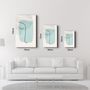 Other wall decoration - Abstract Shapes and Line V2 | Glass Wall Art - ARTDESIGNA