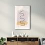 Other wall decoration - Abstract Shapes and Line V3 | Glass Wall Art - ARTDESIGNA