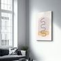 Other wall decoration - Abstract Shapes and Line V3 | Glass Wall Art - ARTDESIGNA
