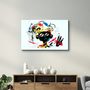 Autres décorations murales - Abstract Colorful Kid | Glass Wall Art - ARTDESIGNA