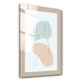 Other wall decoration - Shapes and Woman Portrait V1 | Glass Wall Art - ARTDESIGNA