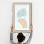 Other wall decoration - Shapes and Woman Portrait V1 | Glass Wall Art - ARTDESIGNA