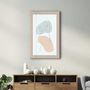 Other wall decoration - Shapes and Woman Portrait V1 | Glass Wall Art - ARTDESIGNA