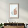 Autres décorations murales - Shapes and Woman Portrait V2 | Glass Wall Art - ARTDESIGNA
