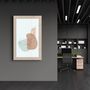Autres décorations murales - Shapes and Woman Portrait V2 | Glass Wall Art - ARTDESIGNA