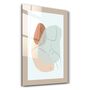 Other wall decoration - Shapes and Woman Portrait V3 | Glass Wall Art - ARTDESIGNA