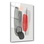 Autres décorations murales - Abstract Shapes V4 | Glass Wall Art - ARTDESIGNA