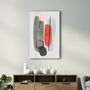 Autres décorations murales - Abstract Shapes V4 | Glass Wall Art - ARTDESIGNA