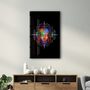 Other wall decoration - Rainbow Buddha | Glass Wall Art - ARTDESIGNA