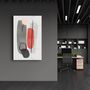 Autres décorations murales - Abstract Shapes V4 | Glass Wall Art - ARTDESIGNA